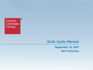 GLGi: Cystic Fibrosis