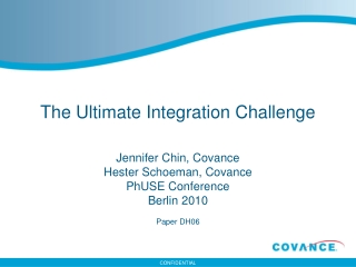 The Ultimate Integration Challenge
