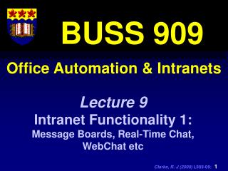 Office Automation & Intranets