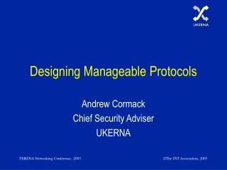 Designing Manageable Protocols