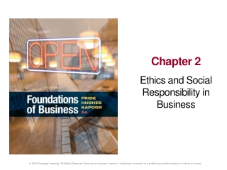 Chapter 2 Ethics and Social Responsibility in Business