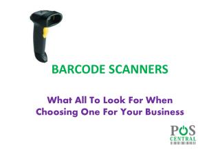 BARCODE SCANNERS