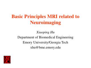 mri neuroimaging principles basic related