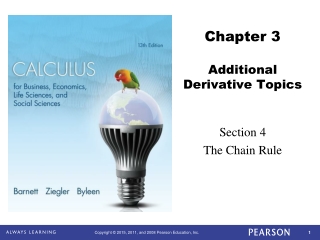 Chapter 3 Additional Derivative Topics