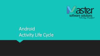 Android life cycle