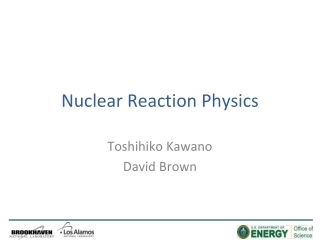 Nuclear Reaction Physics