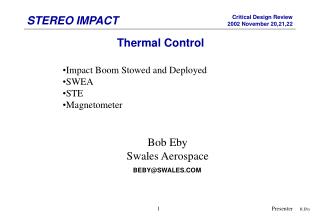 Thermal Control
