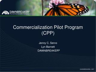 Commercialization Pilot Program (CPP)