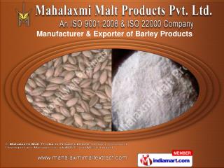 Barley Products by Mahalaxmi Malt Products