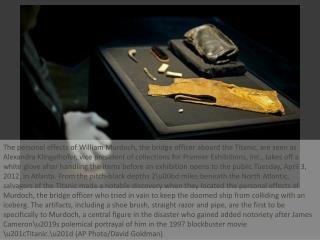 Titanic artifacts linked to officer