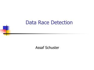 Data Race Detection
