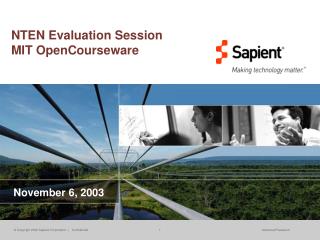 NTEN Evaluation Session MIT OpenCourseware