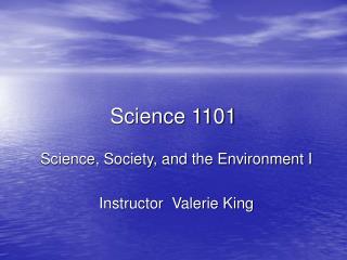 Science 1101