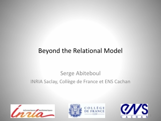 Beyond the Relational Model
