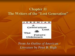 Chapter 11 The Writers of the “ Lost Generation ”