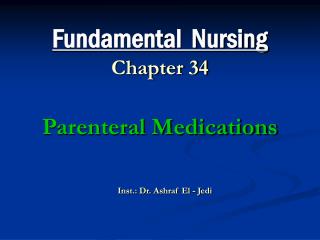 parenteral enteral beslenme medications ashraf