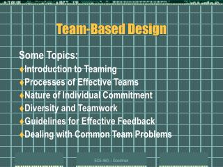 Team-Based Design