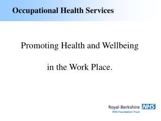 PPT - Occupational Health & Safety PowerPoint Presentation - ID:2226557