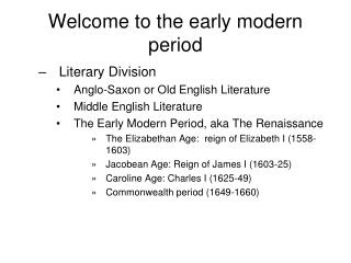 PPT - Early Modern Period - the Age of Interaction, -the First Global ...