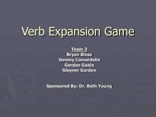 Verb Expansion Game