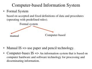 Computer-based Information System