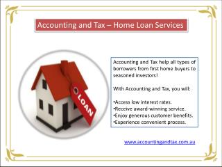 Home Loan Services in Melbourne