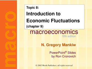 Topic 8: Introduction to Economic Fluctuations (chapter 9)