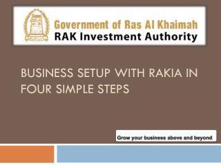 business setup with Rakia and Rakia Strategic Business units