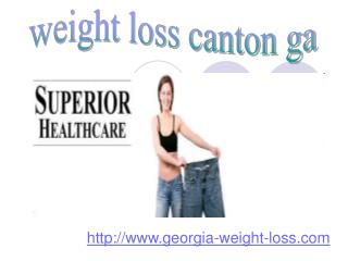 Weight loss canton ga