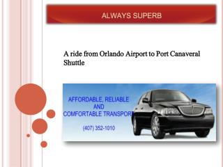 Orlando Airport to Port Canaveral Shuttle
