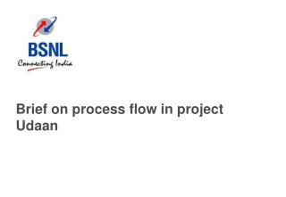 Brief on process flow in project Udaan