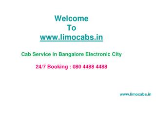 Cab Service in Bangalore Electronic City Taxi on Rent 24 Hou