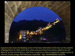 Earth Hour around the world