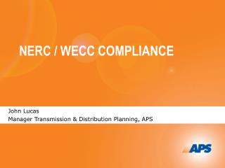NERC / WECC COMPLIANCE