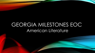 Georgia Milestones EOC
