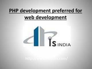 PHP development preferred for web development