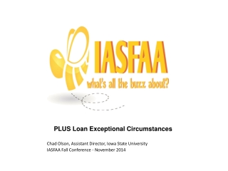 PLUS Loan Exceptional Circumstances