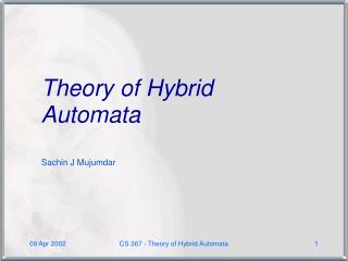 Theory of Hybrid Automata