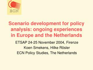 analysis on the developmental scenario of analysis on the developmental scenario of