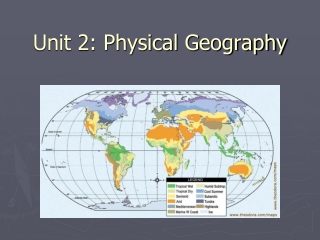Unit 2: Physical Geography