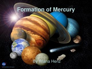 Formation of Mercury