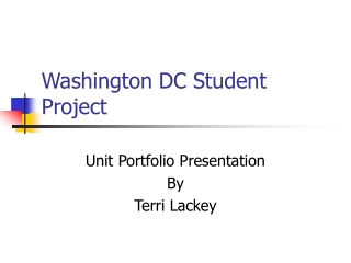 Washington DC Student Project