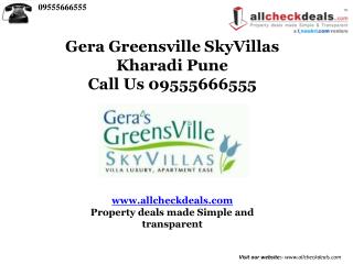 Gera SkyVillas Pune By Gera Development