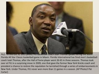 Isiah Thomas fired by Florida International