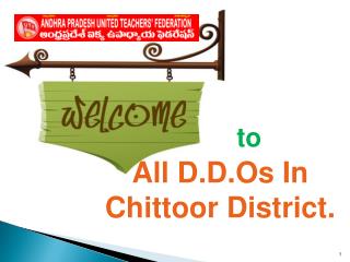 All D.D.Os In Chittoor District .