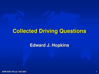 Collected Driving Questions