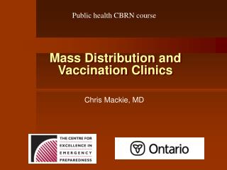 Mass Distribution and Vaccination Clinics