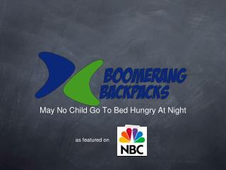 May No Child Go To Bed Hungry At Night