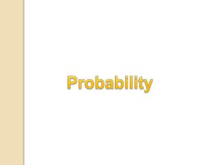 PPT - Probability PowerPoint Presentation, free download - ID:3419420