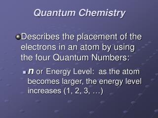 quantum chemistry solved problems pdf